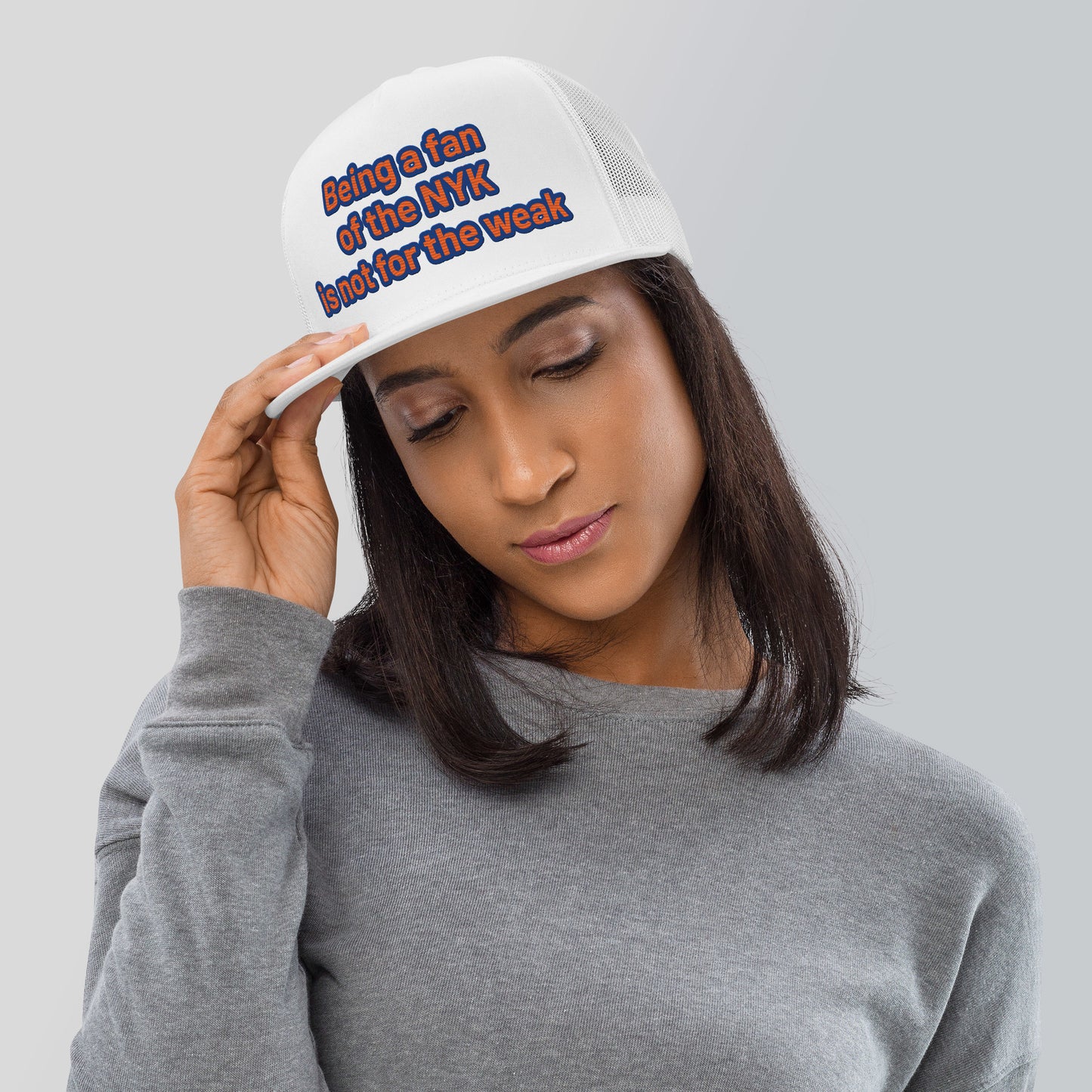 Being A Fan Of The NYK Is Not For The Weak Trucker Cap