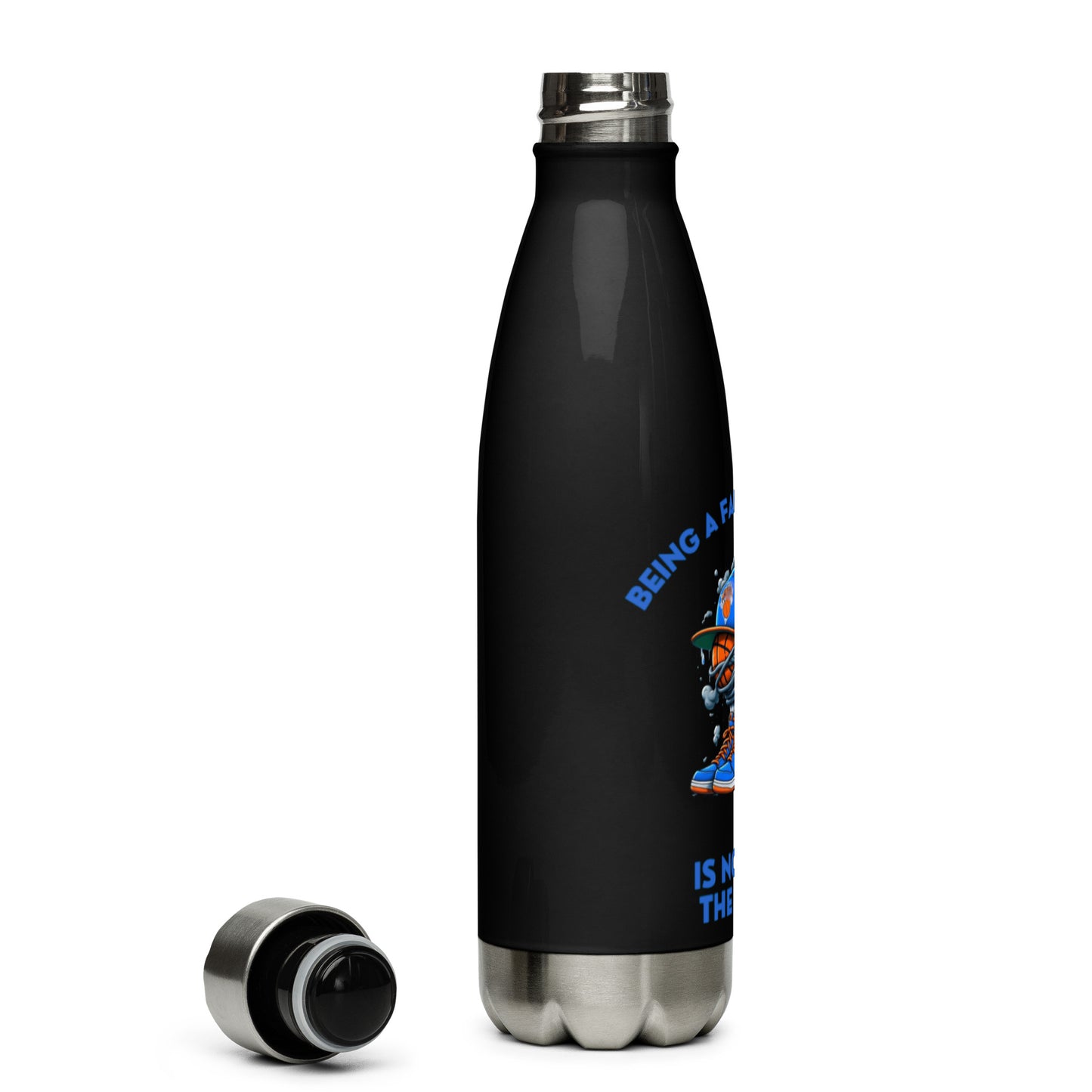 Being A Fan Of The NYK Is Not For The Weak Stainless steel water bottle (white or black)