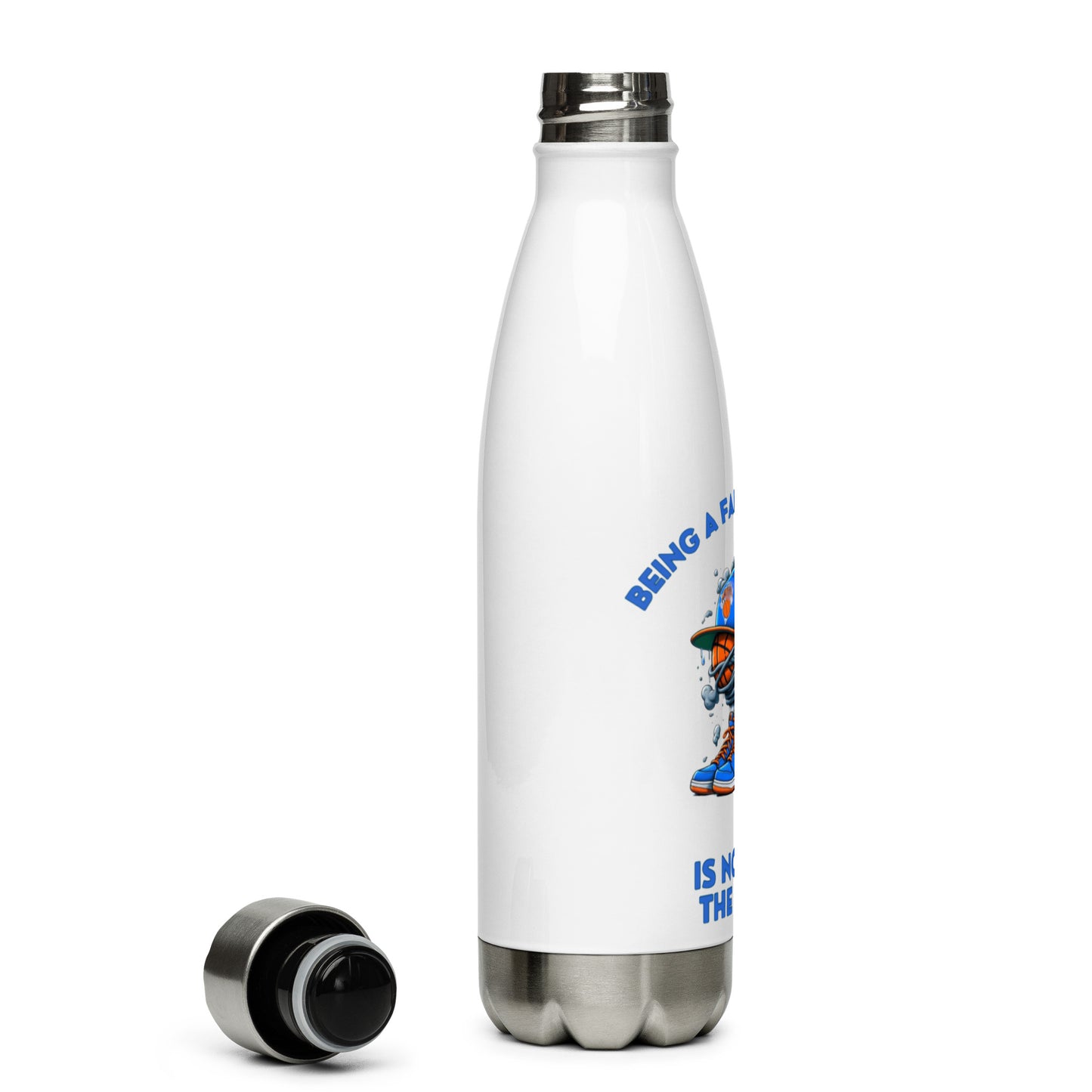 Being A Fan Of The NYK Is Not For The Weak Stainless steel water bottle (white or black)