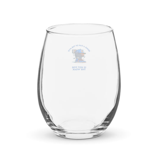 Being A Fan Of The NYK Is Not For The Weak Stemless wine glass